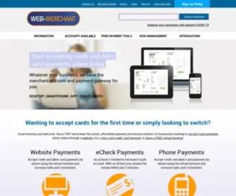 Web-Merchant.co.uk(Accepting card payments) Screenshot