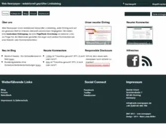 Web-Newspaper.de(Informationen) Screenshot