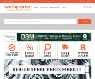 Web-Parts.com(Save up to 80% on spare parts for agricultural machinery and construction equipment) Screenshot