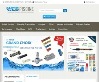 Web-Piscine.com(Pièces détachées piscine) Screenshot