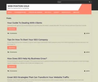 Web-Positiongold.com(Make Your Business Be On Top Ranking) Screenshot