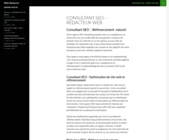 Web-Redactor.com(Agence Nantes) Screenshot