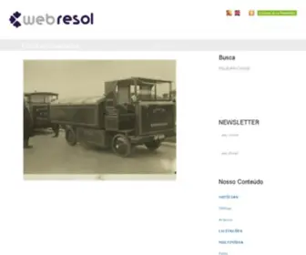Web-Resol.org(Seu site de consulta sobre Resíduos S) Screenshot