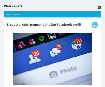 Web-Saveti.com(Web Saveti) Screenshot