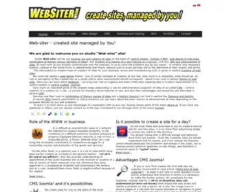 Web-Siter.com(создадим сайт) Screenshot