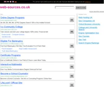 Web-Sources.co.uk(SEO Friendly web directory) Screenshot