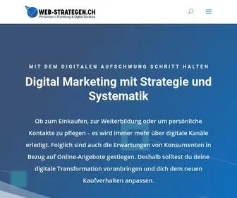 Web-Strategen.ch(Mit dem digitalen Aufschwung Schritt halten) Screenshot