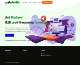 Web-Studio.co.uk(Digital marketing consultant) Screenshot
