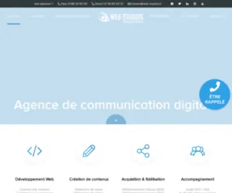 Web-Studios.fr(AGENCE DE COMMUNICATION) Screenshot