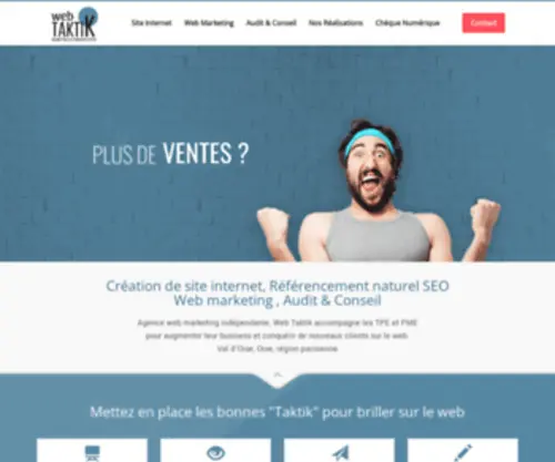 Web-Taktik.fr(Agence web) Screenshot