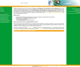 Web-Tech-India.com(Web design services) Screenshot