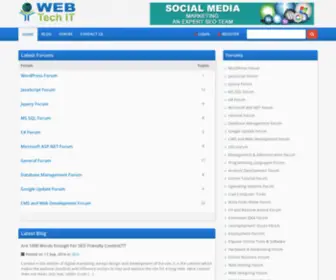 Web-Tech-IT.com(Web Tech It : Home) Screenshot
