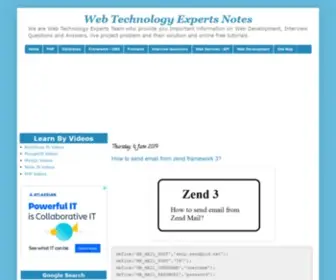 Web-Technology-Experts-Notes.in(Web Technology Experts Notes) Screenshot