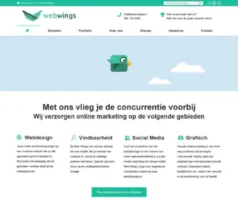 Web-Wings.nl(Webdesign, SEO en Social Media) Screenshot