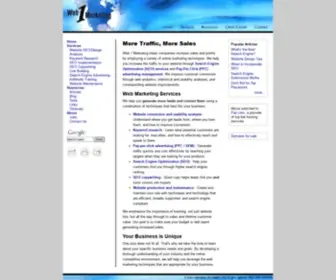 Web1Marketing.com(Internet Marketing Services) Screenshot