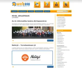 Web200.hu(Weboldal készítés) Screenshot