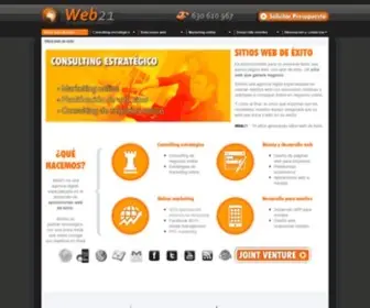 Web21.es(Marketing de negocios online E) Screenshot