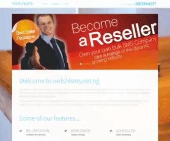 Web24SMS.net.ng(Premium BulkSMS Gateway for Nigeria and the world) Screenshot