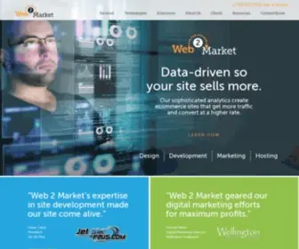 Web2Market.com(Magento Development) Screenshot