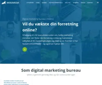 Web2Media.dk(Digital marketing bureau) Screenshot