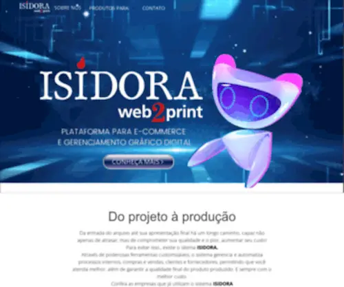 Web2Print.inf.br(Isidora® Plataforma de web2print) Screenshot