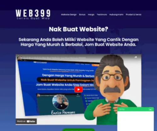 Web399.com.my(Buat Website) Screenshot