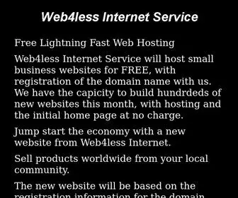 Web4Less.biz(Web4Less Internet Services) Screenshot