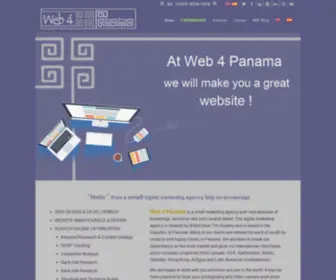 Web4Panama.com(Diseño Web) Screenshot