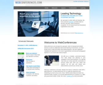 Webconferences.com(Webconferences) Screenshot