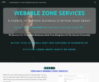 Webablezone.com(VIDEO POST WORK BEST FOR BUSINESS WEB PAGE LISTINGS) Screenshot