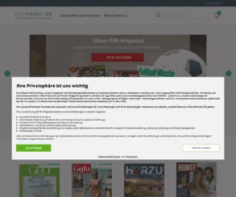 Webaboshop.de(Zeitschriften und Zeitungen im Wunschabo mit Prämien) Screenshot