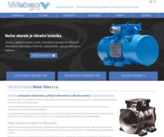 Webac-Vibro.com(Webac Vibro s.r.o) Screenshot