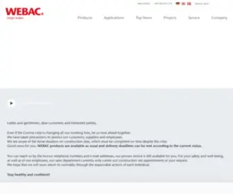 Webac.com(WEBAC-Chemie GmbH) Screenshot