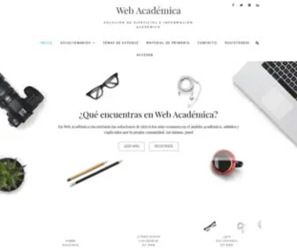 Webacademica.com(Web Académica) Screenshot