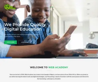 Webacademy.com.ng(Website design and Digital marketing Training Courses in Lagos) Screenshot