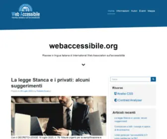 Webaccessibile.org(Webaccessibile) Screenshot