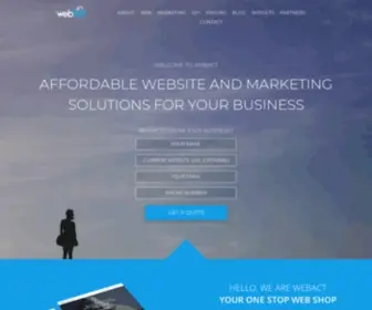 Webact.com(Affordable Website and Marketing Solutions for SMBs) Screenshot