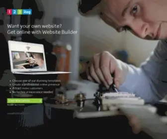 Webade.co.uk(123 Reg) Screenshot