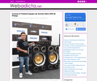 Webadicta.net(Belleza) Screenshot