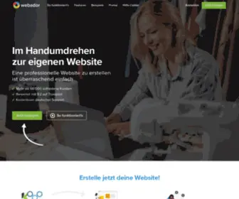 Webador.ch(Website erstellen 2022) Screenshot