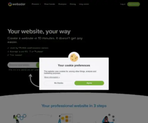 Webador.com(Create Your Own Website 2024) Screenshot