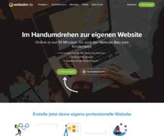 Webador.de(Website erstellen 2023) Screenshot