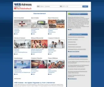 Webadresse.de(Branchen Berlin) Screenshot