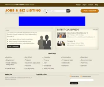 Webadsite.com(Jobs & Biz Listing) Screenshot