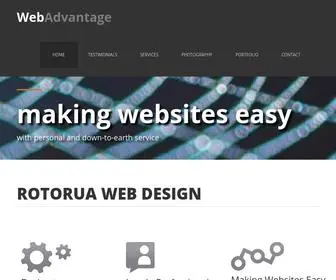 Webadvantage.co.nz(Rotorua Web Design) Screenshot