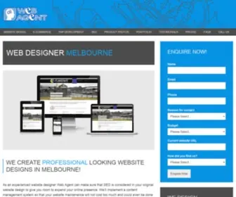 Webagent.com.au(Website Designer Melbourne) Screenshot