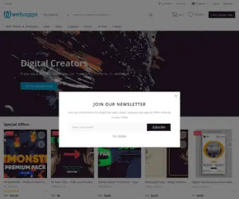 Webaggo.com(Buy and sell digital products) Screenshot
