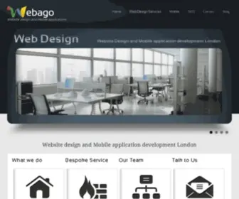 Webago.co.uk(Website design and Mobile applications) Screenshot