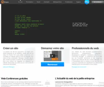 Webagoo.net(Webagoo comment etre present sur internet avoir plus de visiteurs annuaire entreprises Accueil) Screenshot