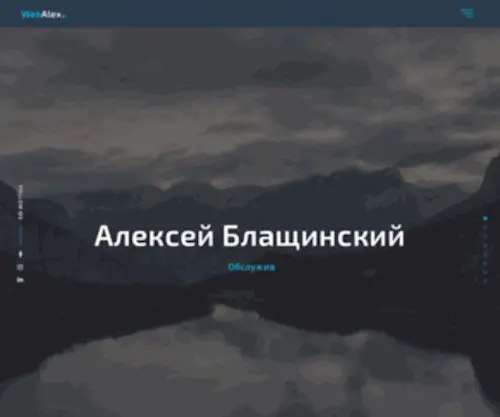 Webalex.pro(Делаю сайты с душою ⭐ Полный комплекс web) Screenshot